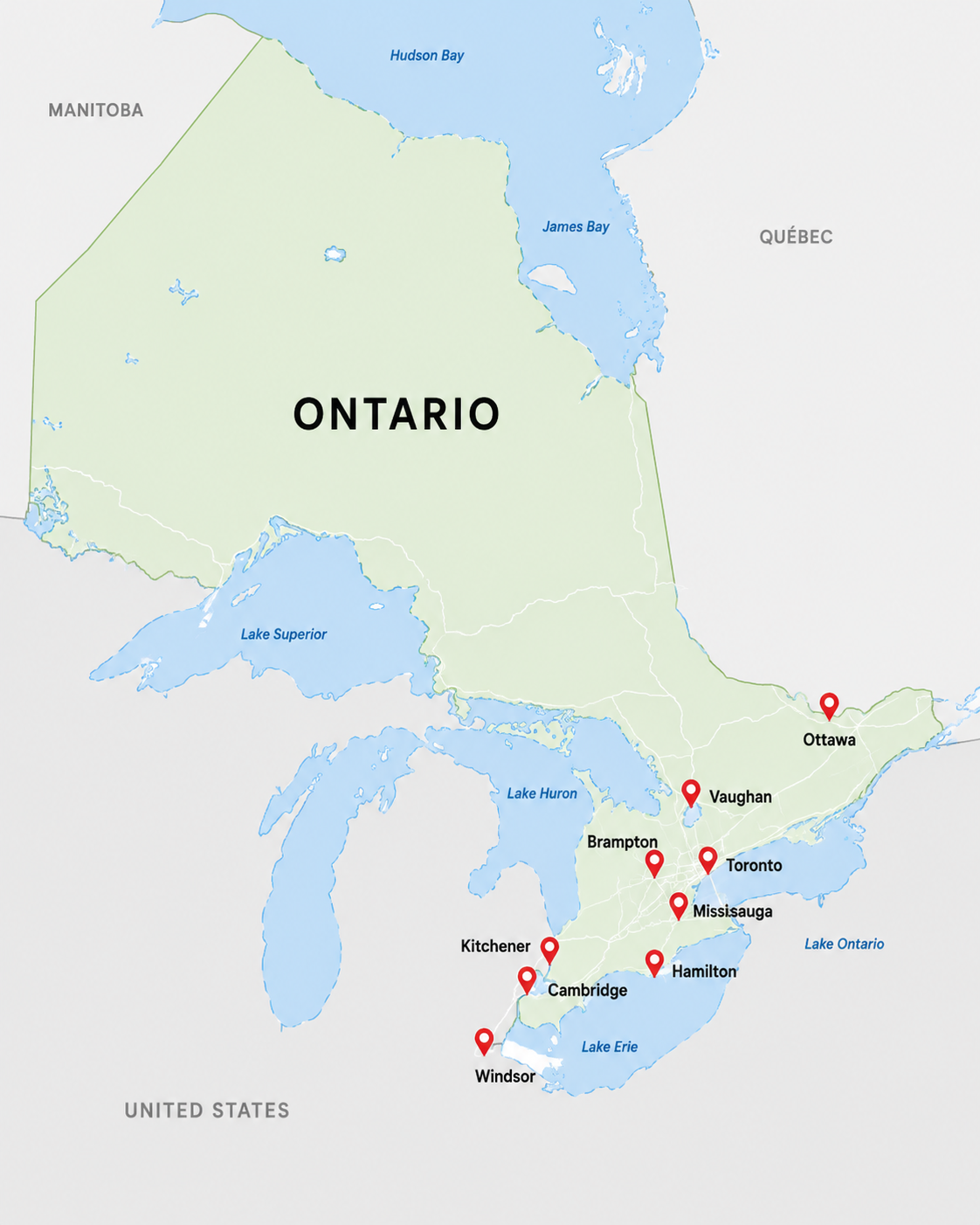 Serving Ontario & Surrounding Areas