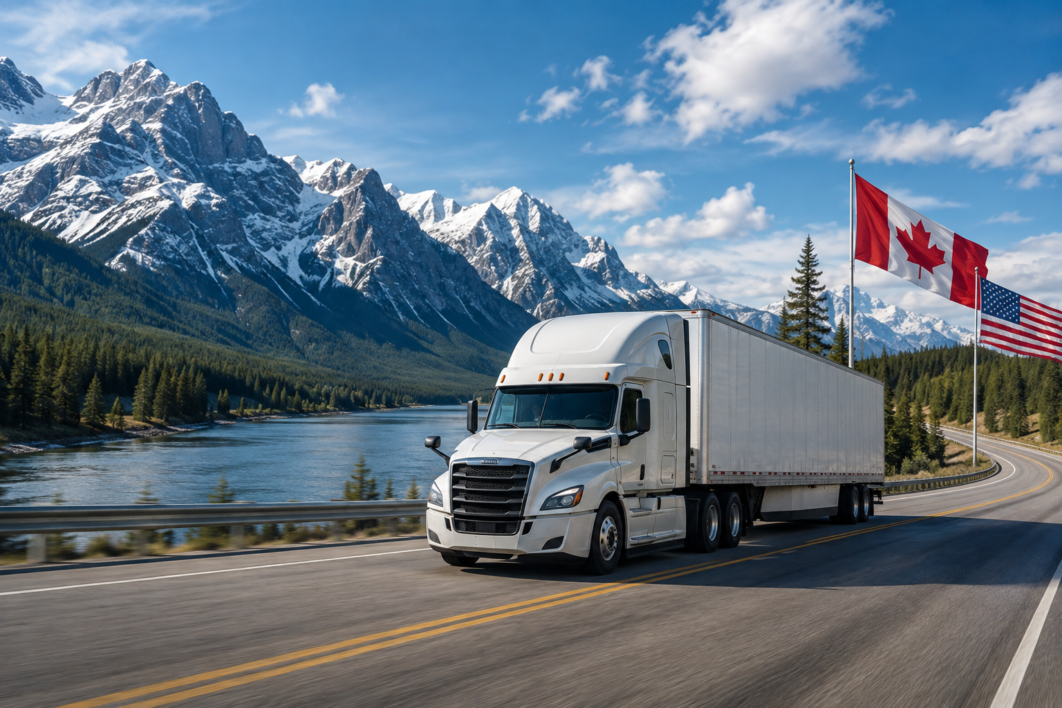 Trucking logistics keeps freight moving across Canada and the USA through route planning, transportation management, and supply chains.