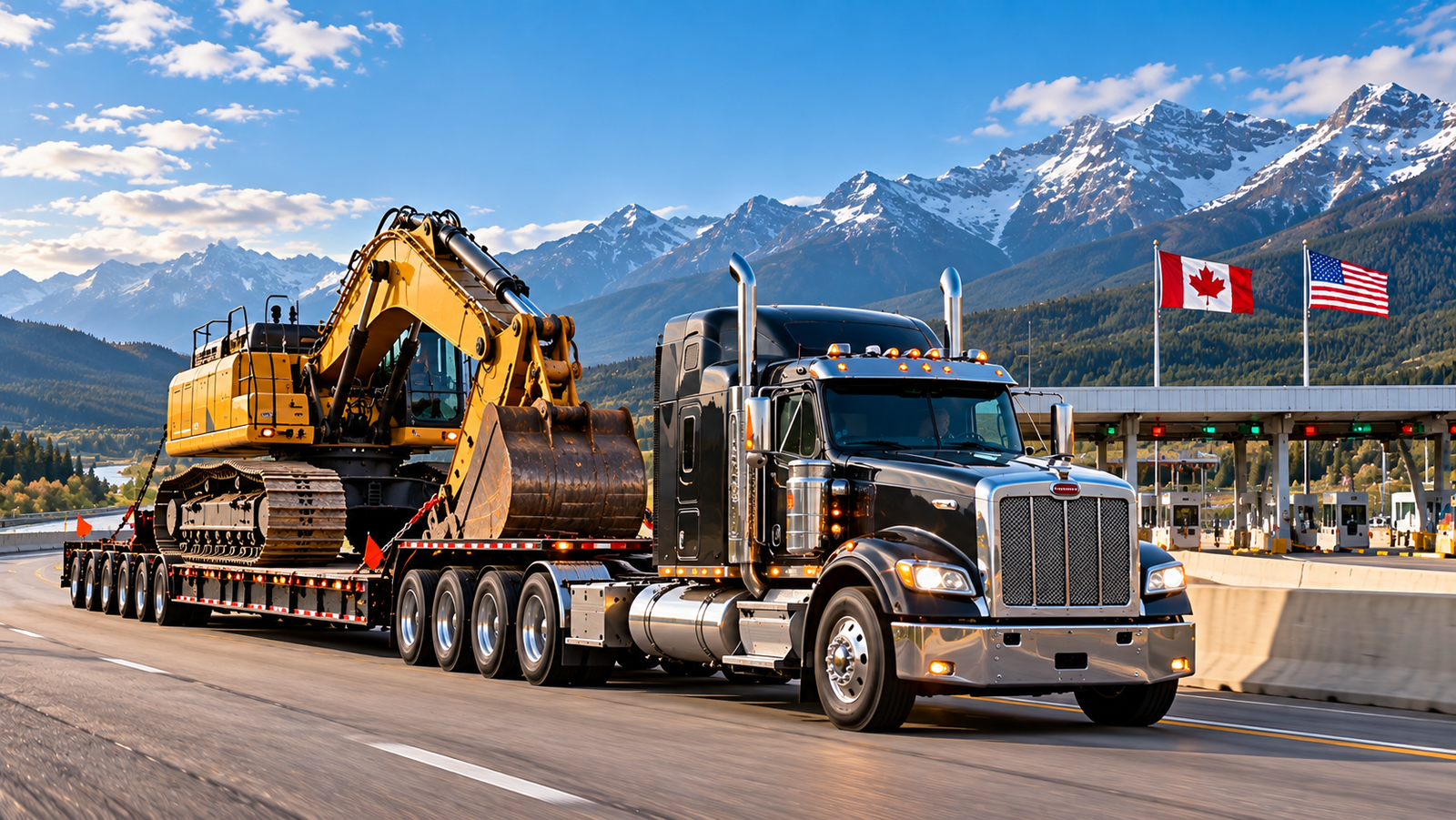 Haul Oversized Equipment From Alberta